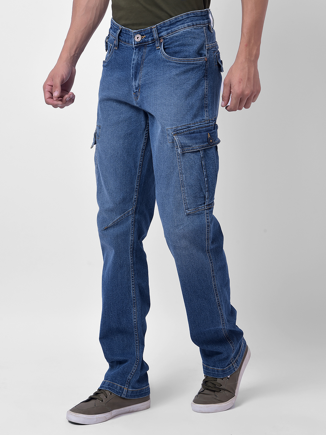 Numero Uno Men Regular Fit Mid Rise Sustainable Jeans